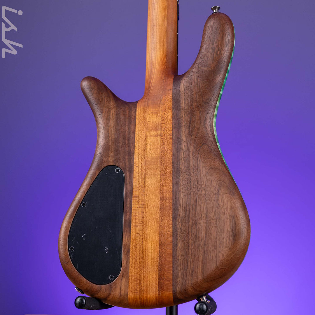 Spector USA NS-2 4-String Walnut Body Turquoise Tide