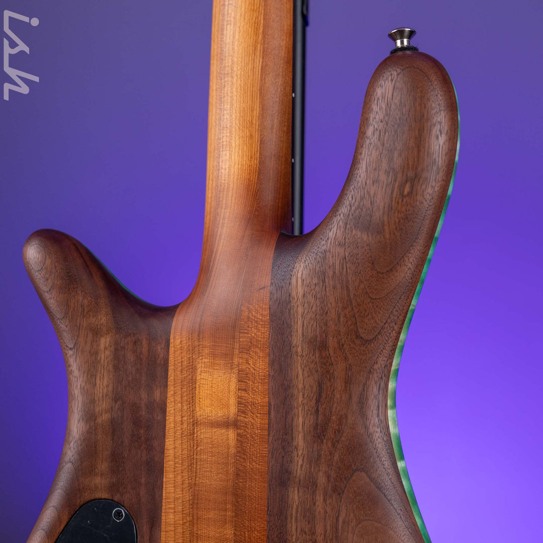 Spector USA NS-2 4-String Walnut Body Turquoise Tide