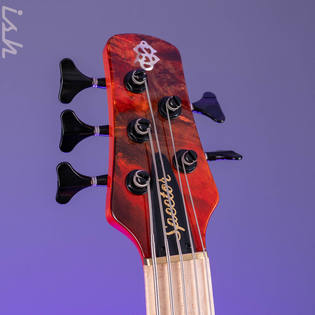 Spector USA NS-5 5-String Bass Inferno Red Custom Finish