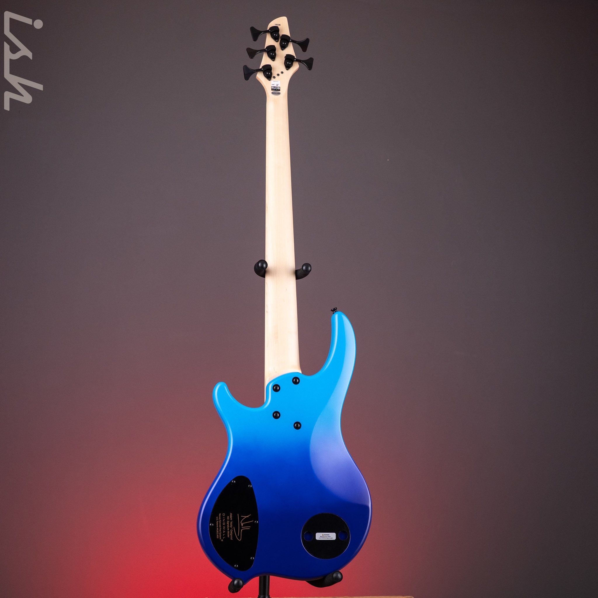 2025 Dingwall NG3 5-String Blue Purple Fade – Ish Guitars