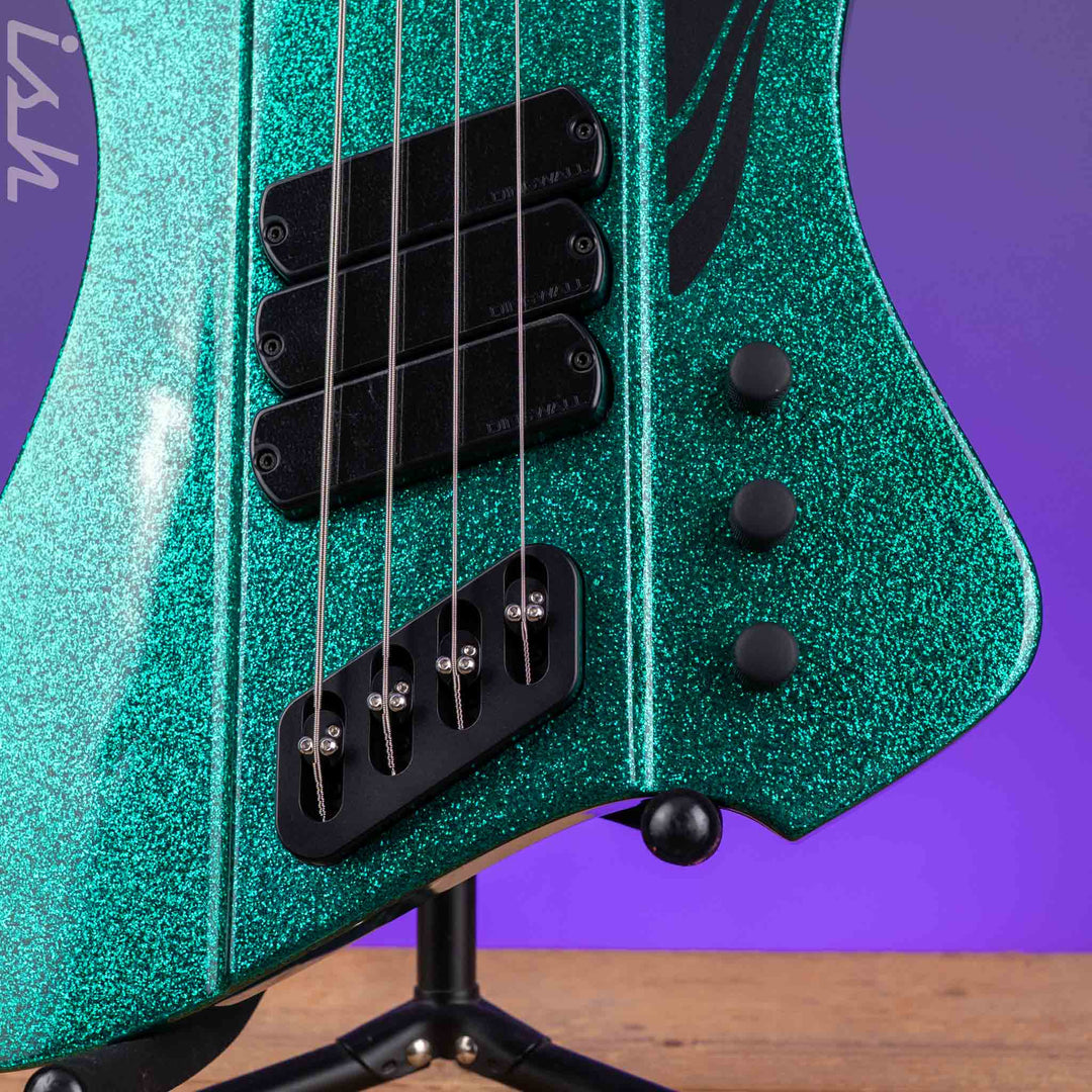 Dingwall D-Roc 4-String Bass Gloss Metalflake Aquamarine