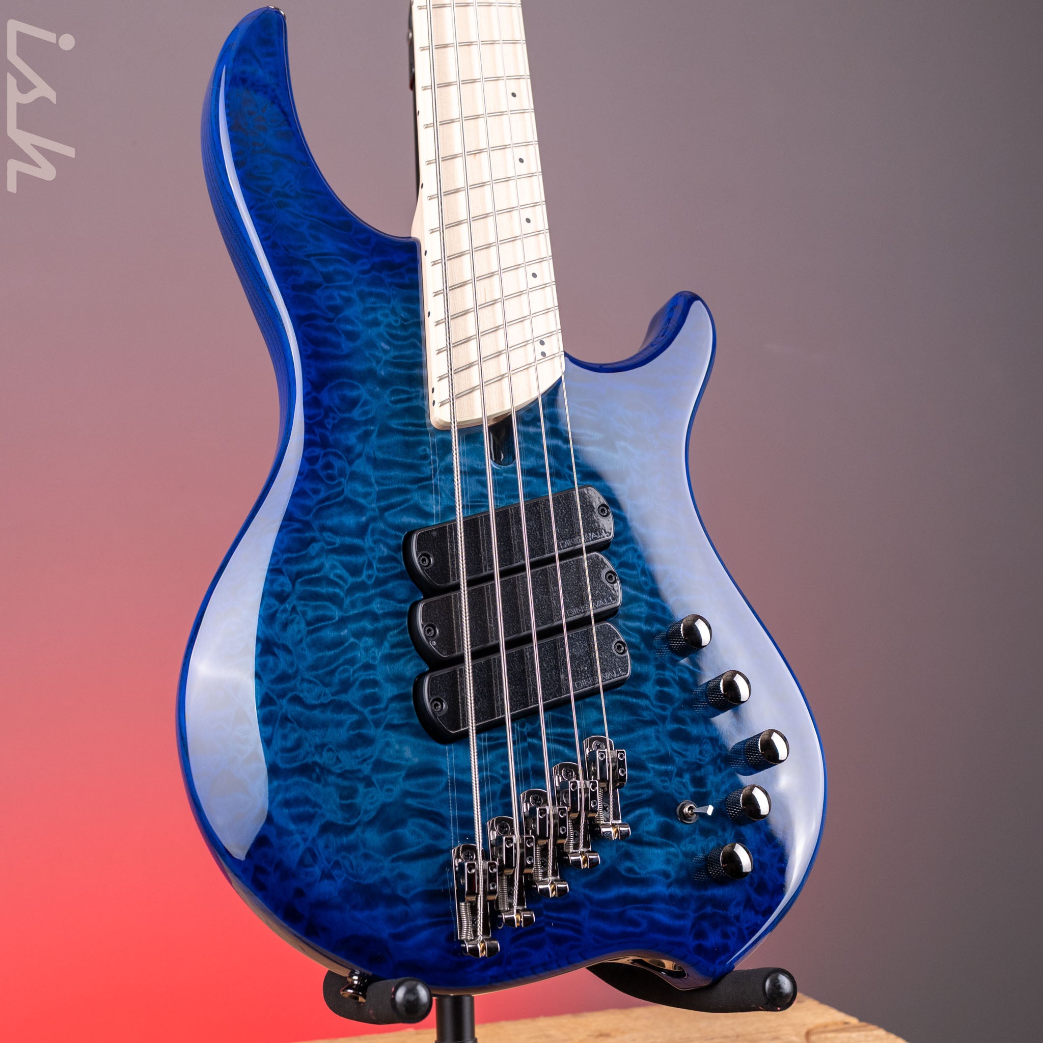 Dingwall Combustion 5-String Bass Guitar Indigoburst Demo – Ish