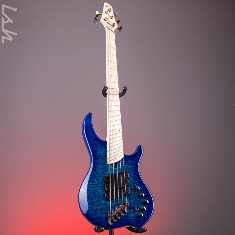 Dingwall Combustion 5-String Bass Guitar Indigoburst Demo – Ish