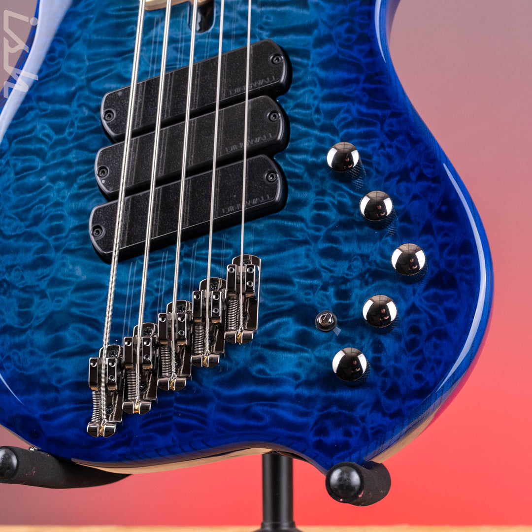 Dingwall Combustion 5-String Bass Guitar Indigoburst Demo