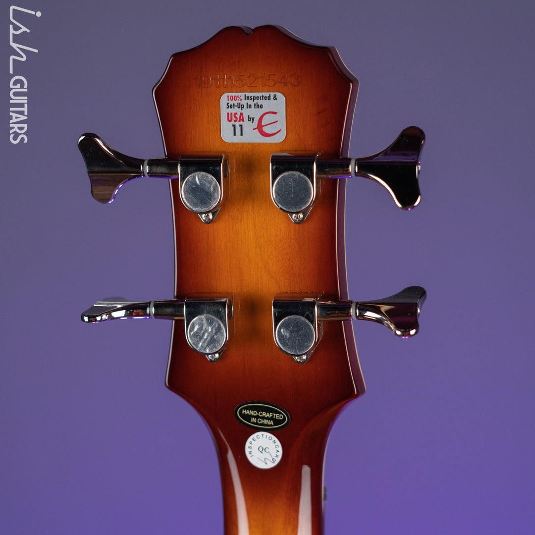 2019 Epiphone Viola Bass Vintage Sunburst
