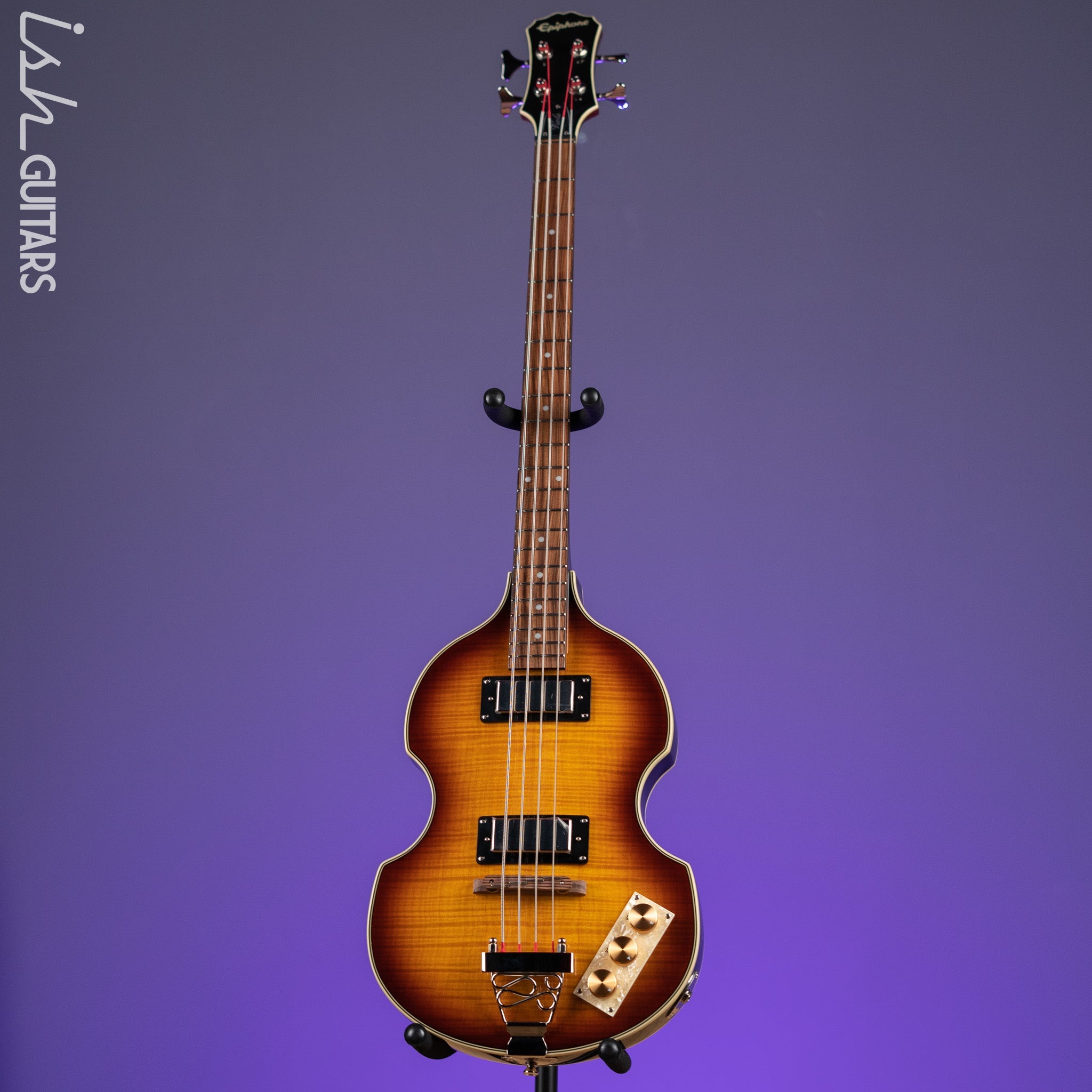 2019 Epiphone Viola Bass Vintage Sunburst – Ish Guitars