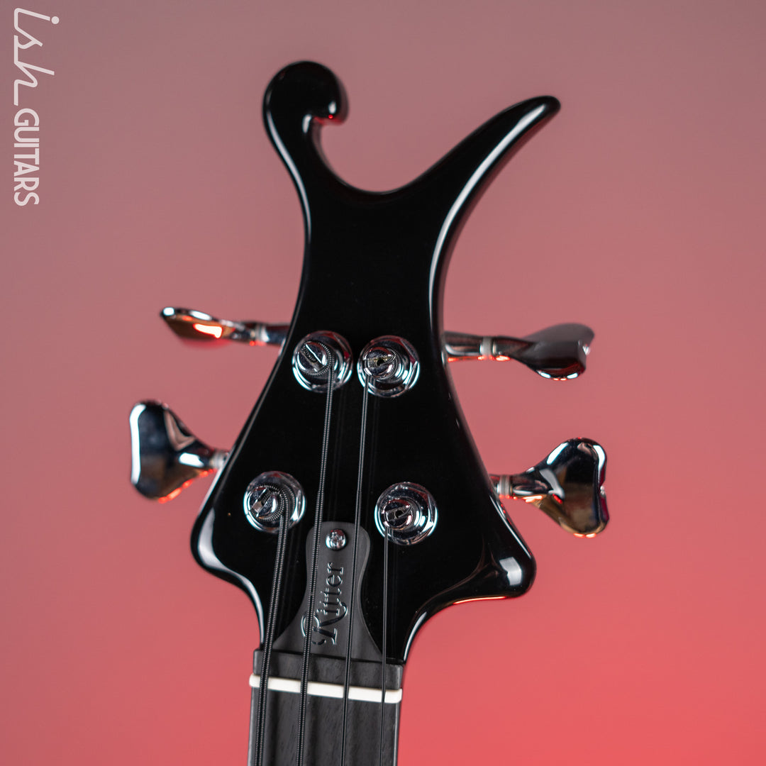 2020 Ritter Raptor 4 String Bass Guitar Blue Yellow High Density Ply