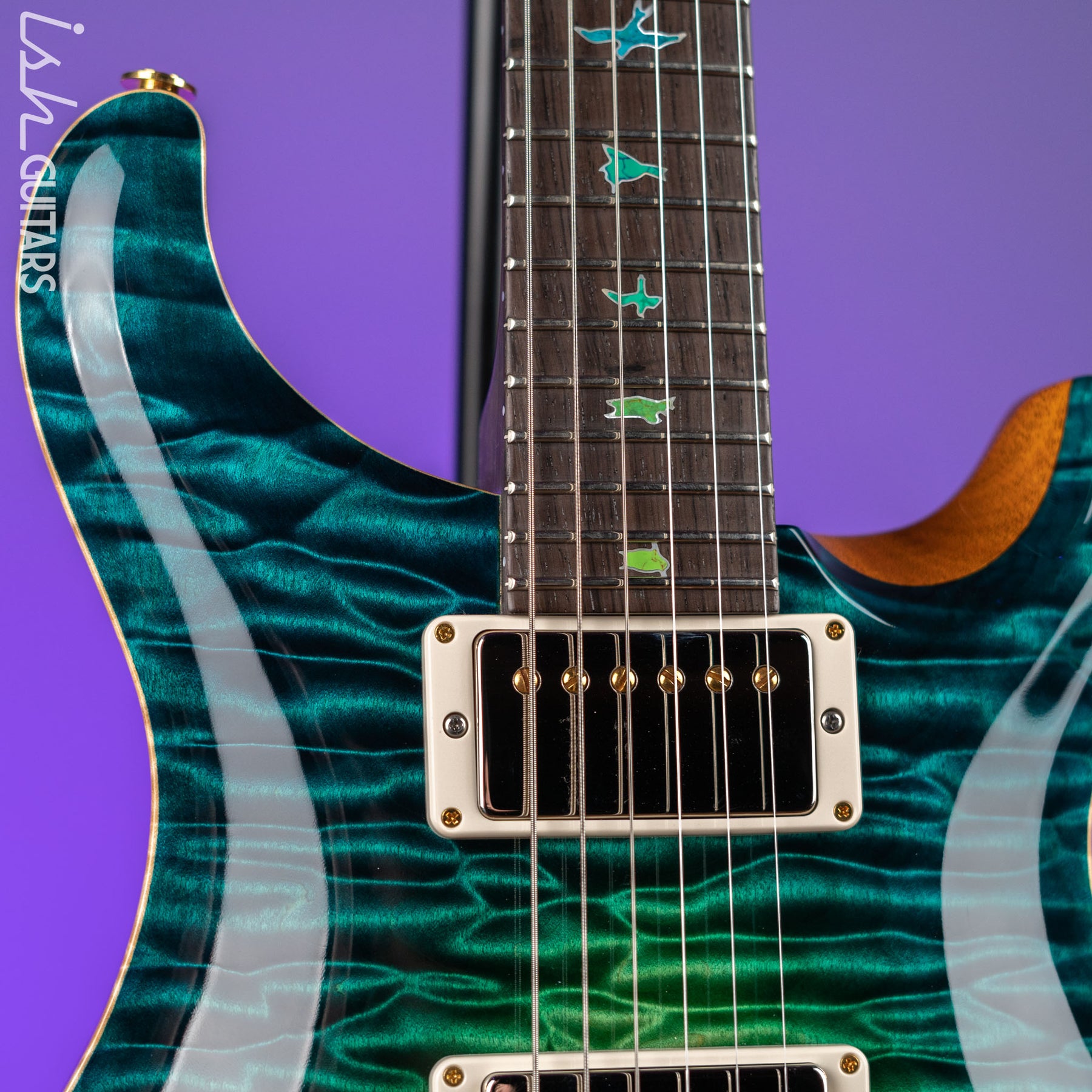 PRS Private Stock Custom 24 Piezo Laguna Dragon's Breath – Ish Guitars