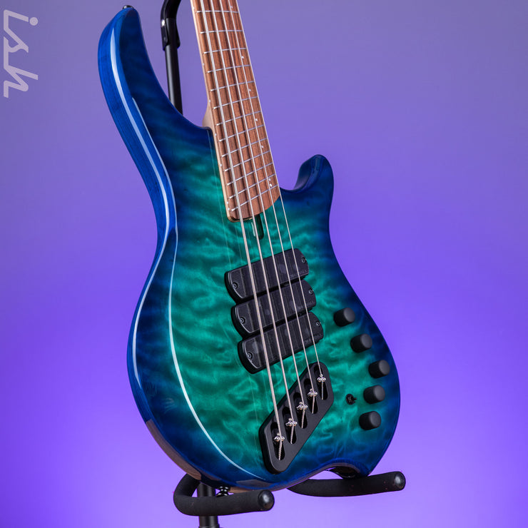 Dingwall Combustion 5-String Bass Whalepoolburst Pau Ferro Fretboard