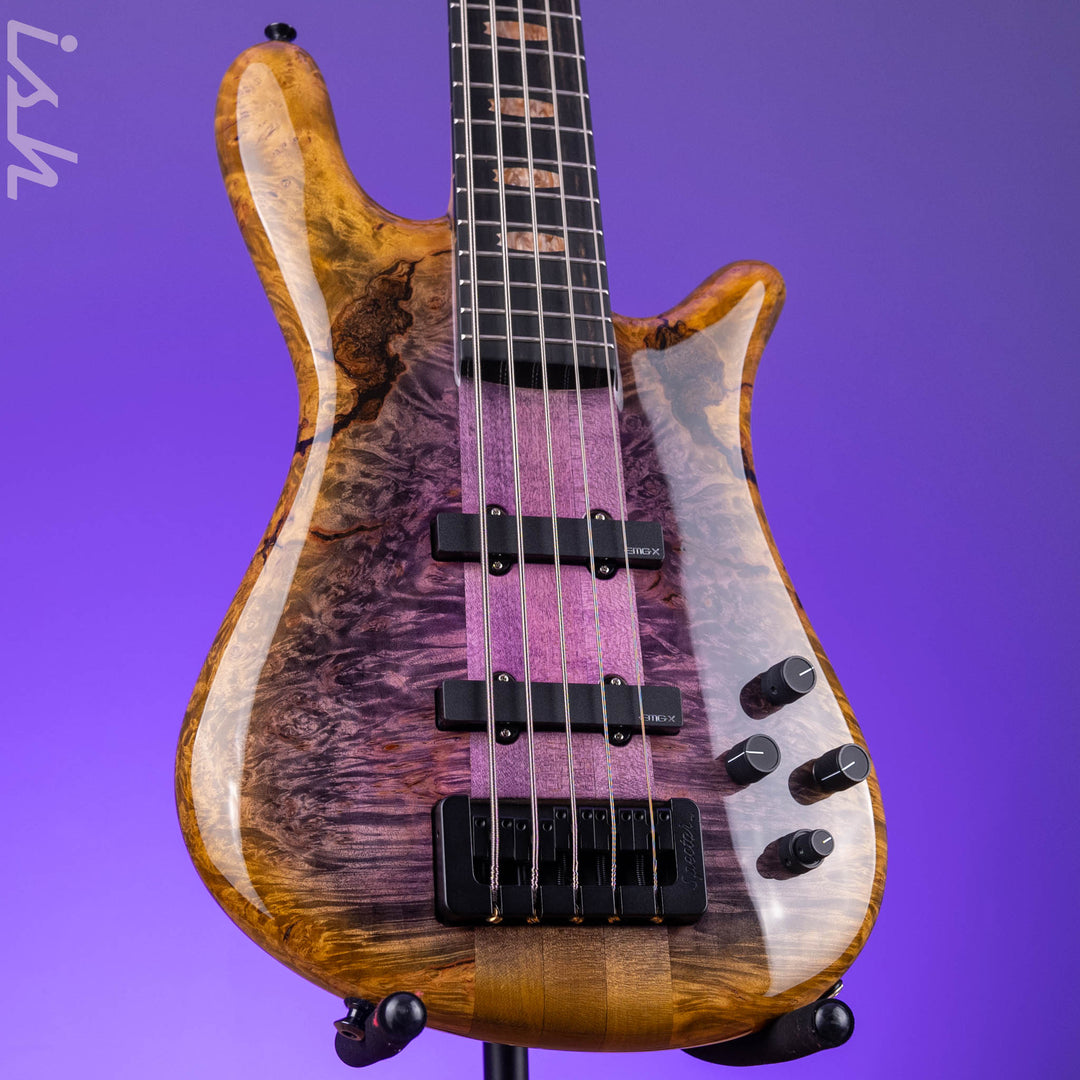 Spector USA NS-5 Purple Tiger Burst