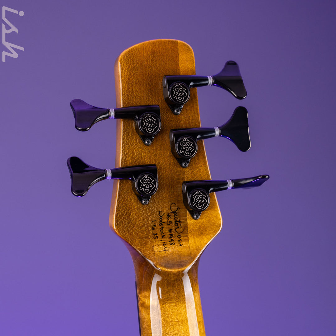 Spector USA NS-5 Purple Tiger Burst