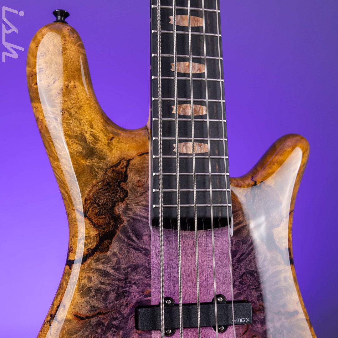 Spector USA NS-5 Purple Tiger Burst