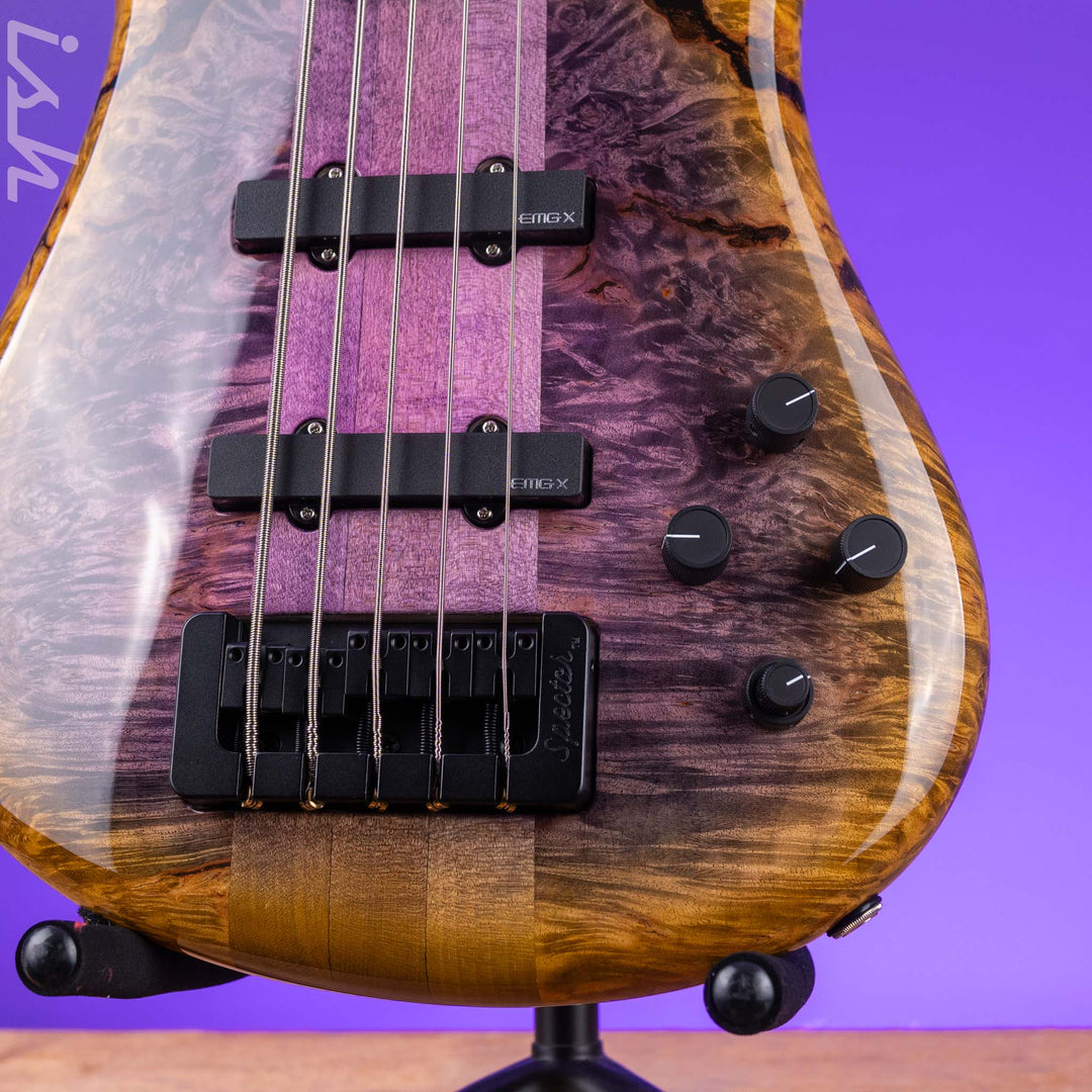 Spector USA NS-5 Purple Tiger Burst