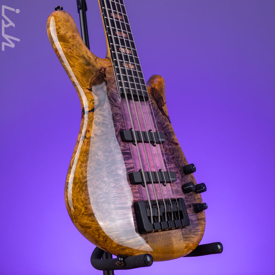 Spector USA NS-5 Purple Tiger Burst