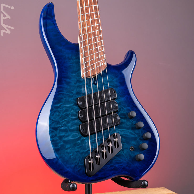 Dingwall Combustion 5-String Bass Indigoburst Pau Ferro Fretboard