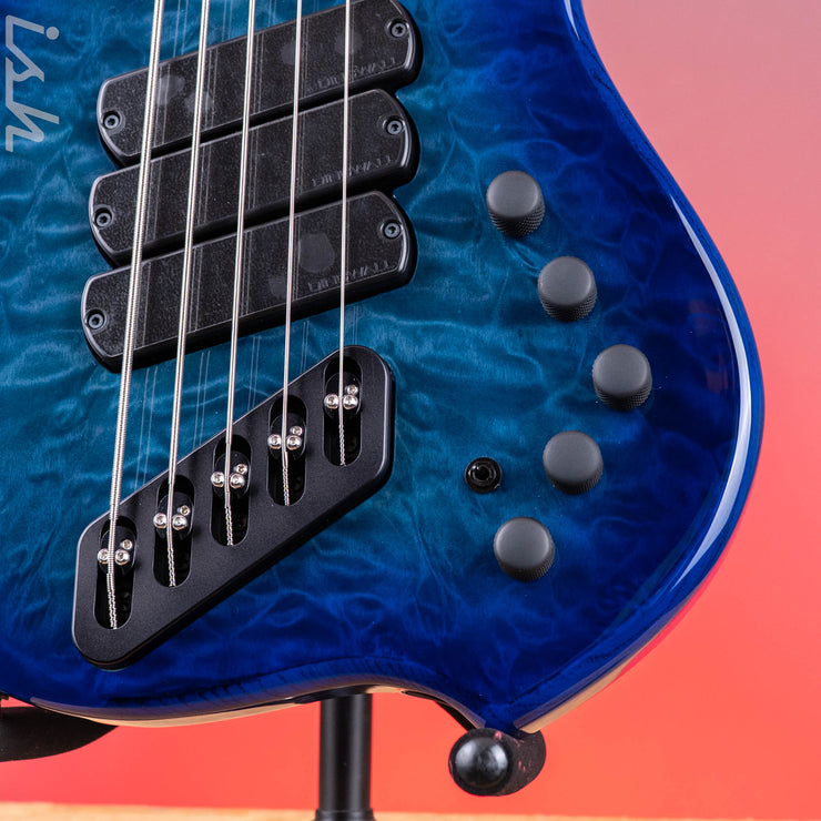 Dingwall Combustion 5-String Bass Indigoburst Pau Ferro Fretboard