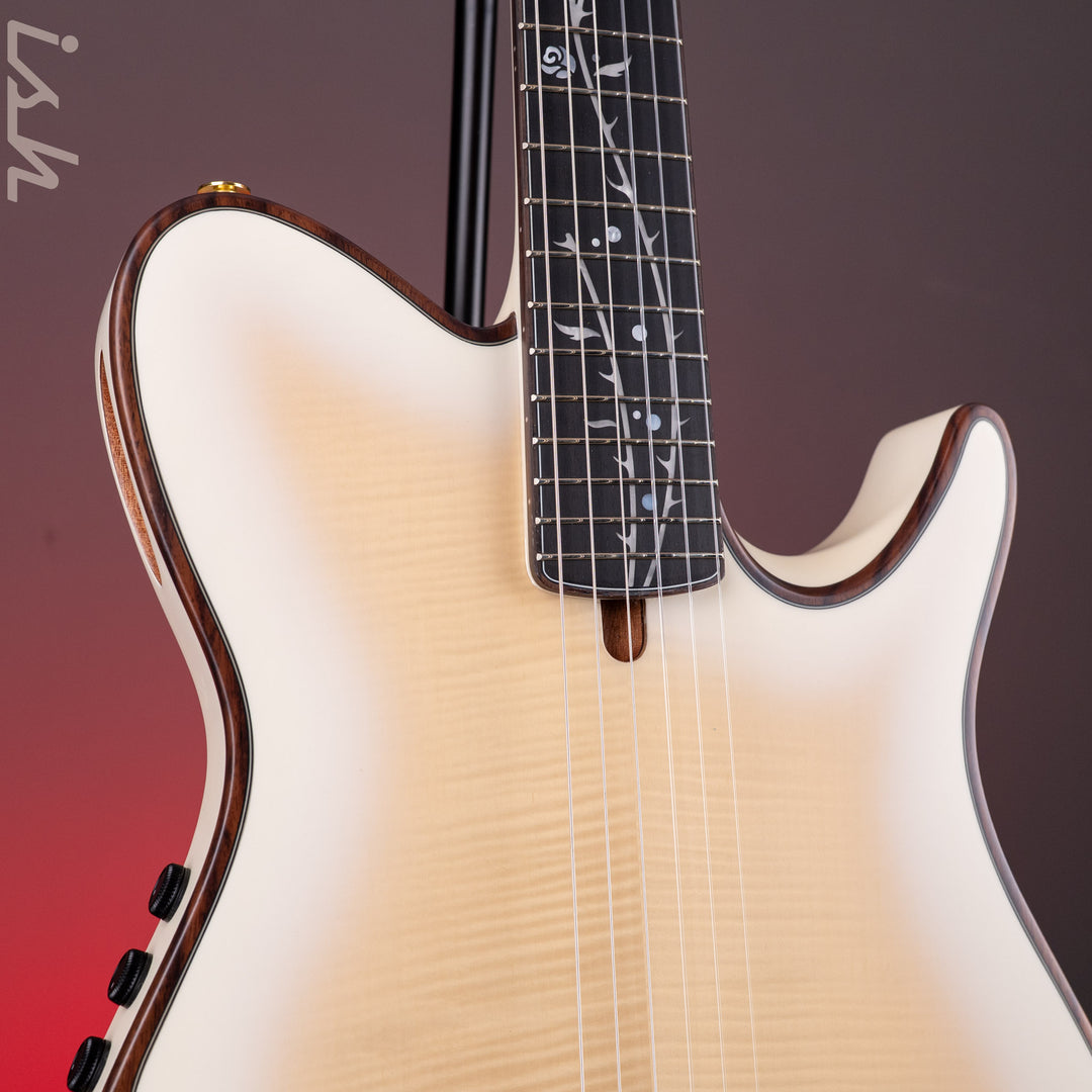 Ibanez TOD100FMN Tim Henson Signature Acoustic-Electric Guitar Toasted Marshmallow Matte