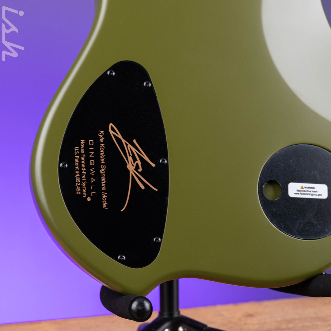 Dingwall Kyle Konkiel Combustion 5-String Bass Matte Army Green