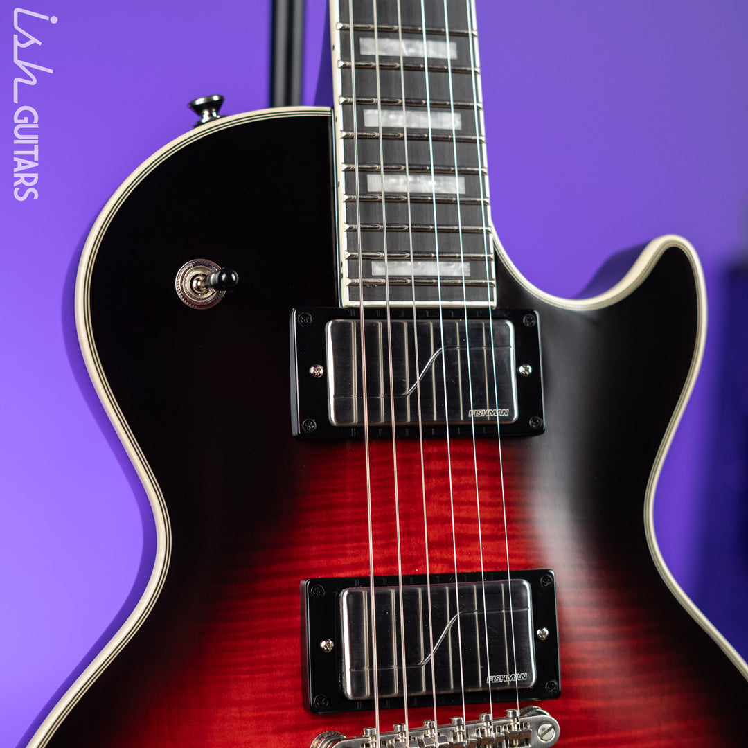 2021 Epiphone Les Paul Prophecy Red Tiger Aged Gloss
