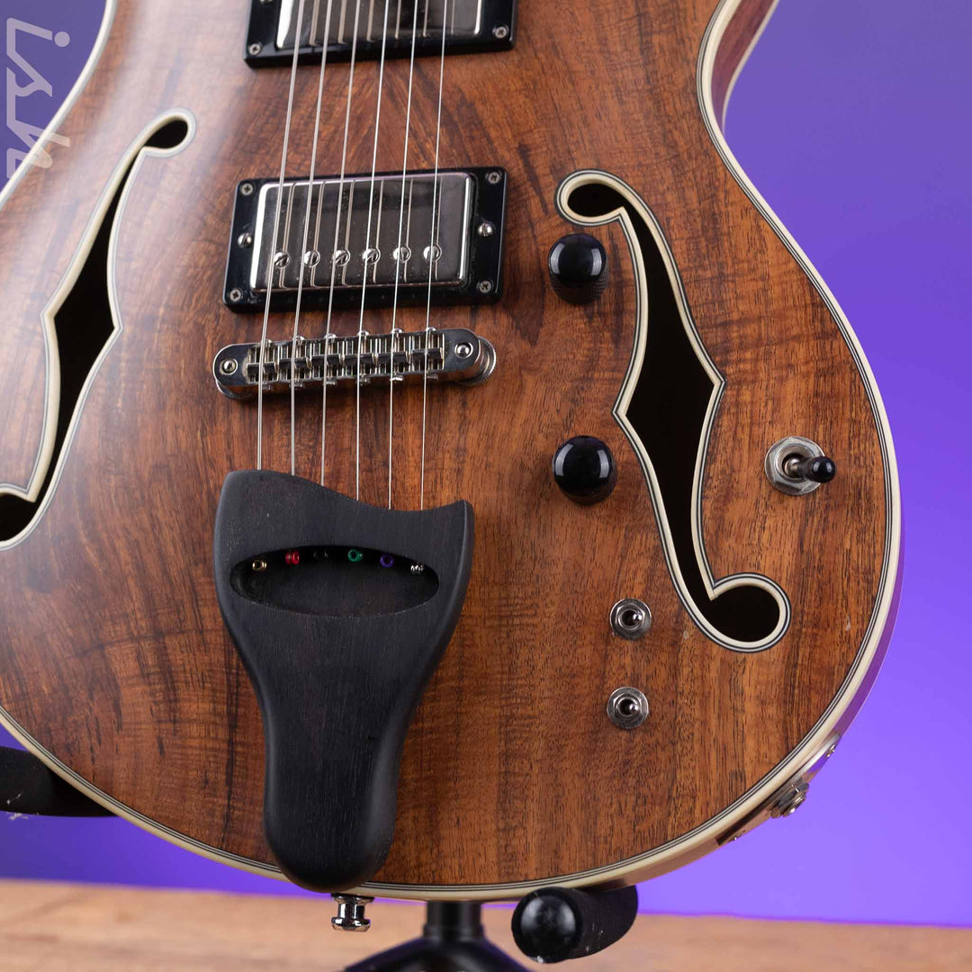 Bruton Universal Electric Archtop Guitar Natural