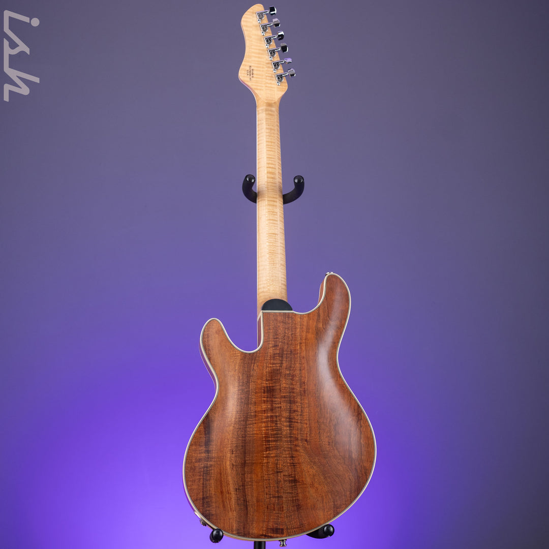Bruton Universal Electric Archtop Guitar Natural