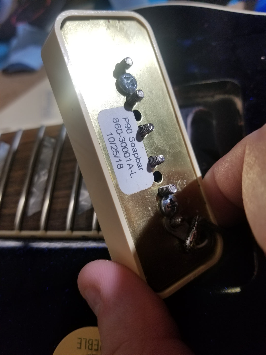 2018 Gibson Les Paul Custom Shop Standard P-90 Brunswick Blue Sparkle