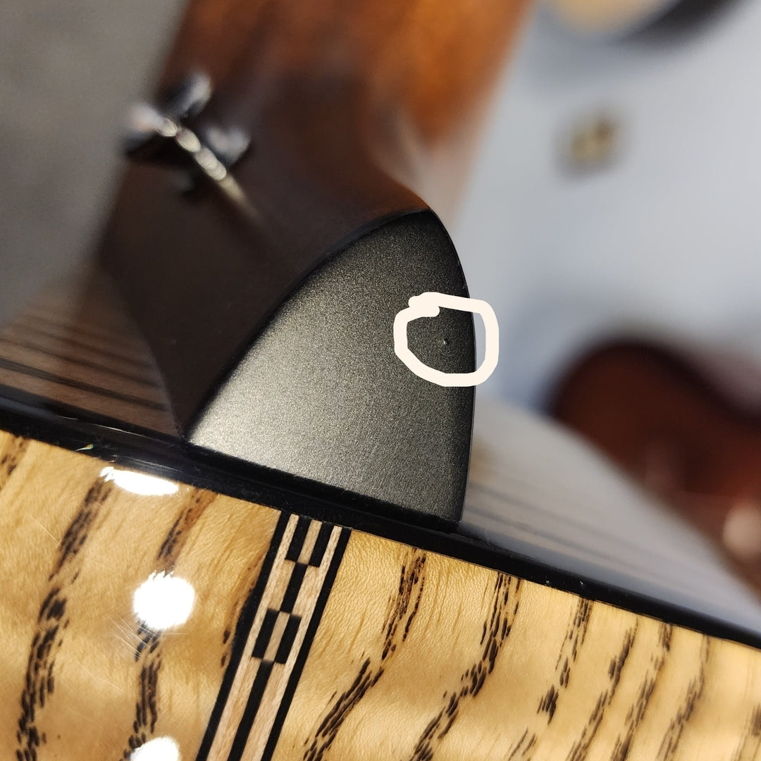Martin Custom Shop GP-28 Style Quilted Tamo Ash Back/Sides &amp; Italian Alpine Spruce Top - Blemished