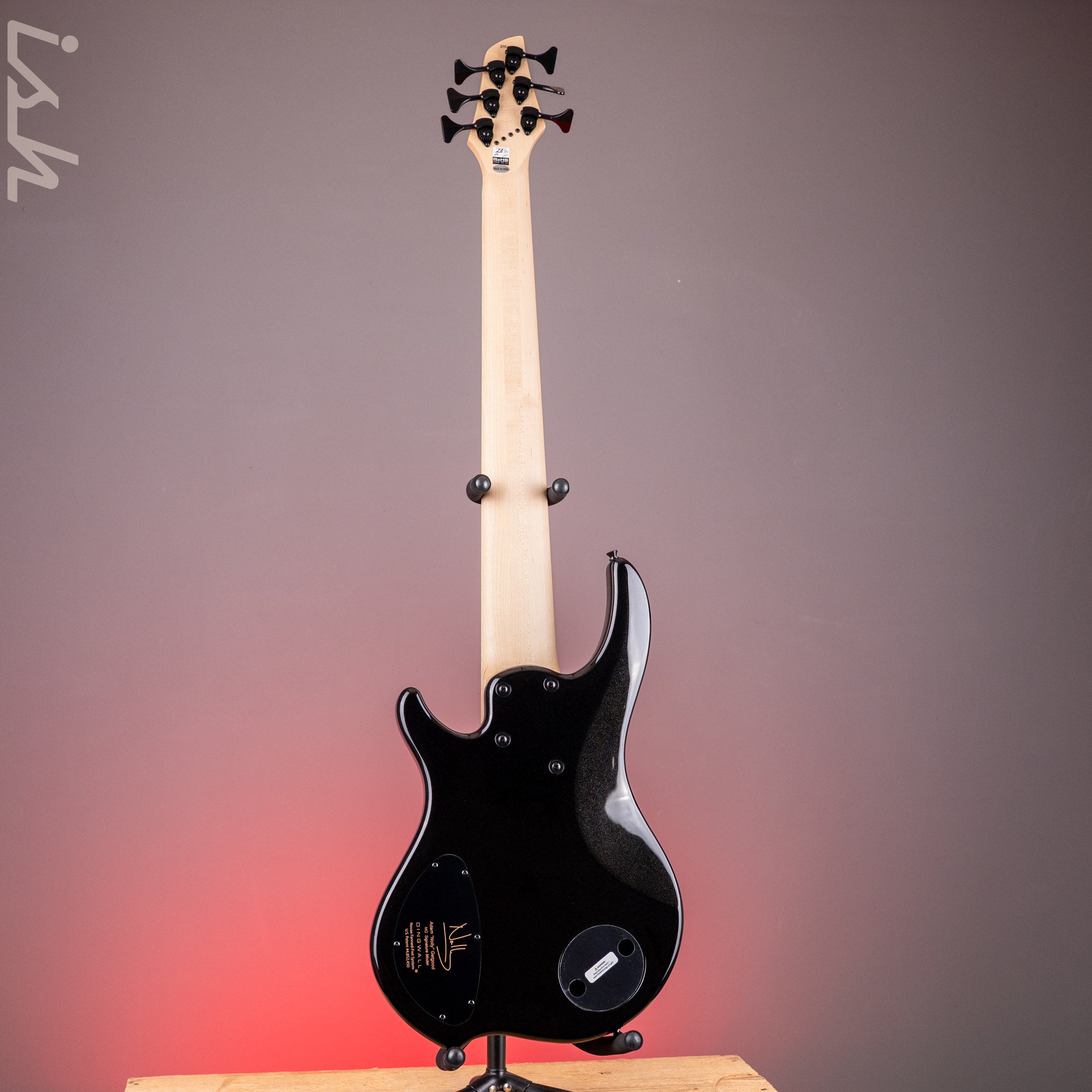 Dingwall NG-3 6-String Bass Metallic Black – Ish Guitars