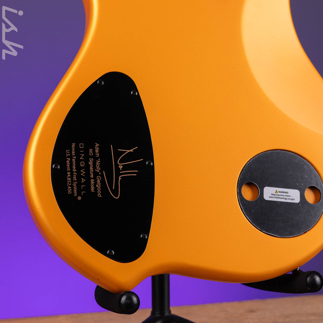 Dingwall NG3 5-String Bass Lamborghini Matte Orange NAMM Display