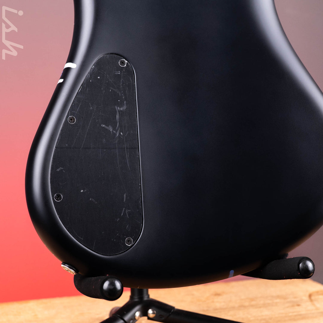 Spector USA NS-5 Matte Black with Blue and White Dots/Drips