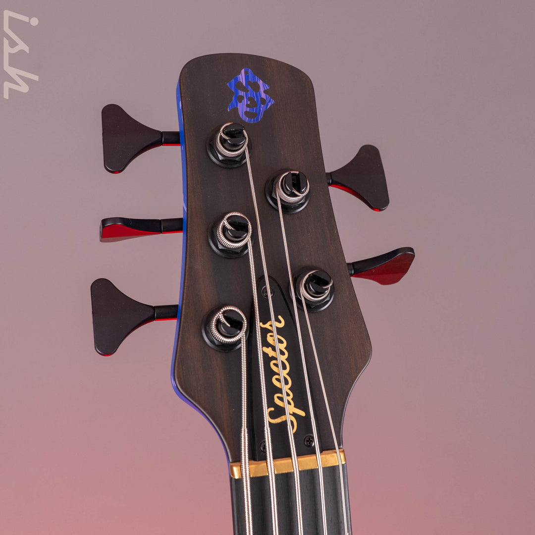 Spector USA NS-5 Matte Purple w/ Pink Drip