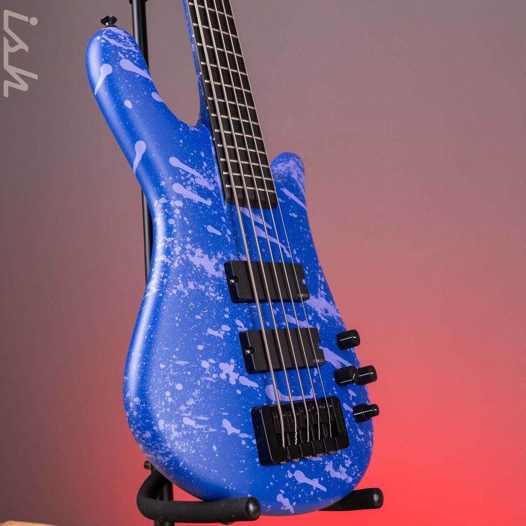 Spector USA NS-5 Matte Purple w/ Pink Drip