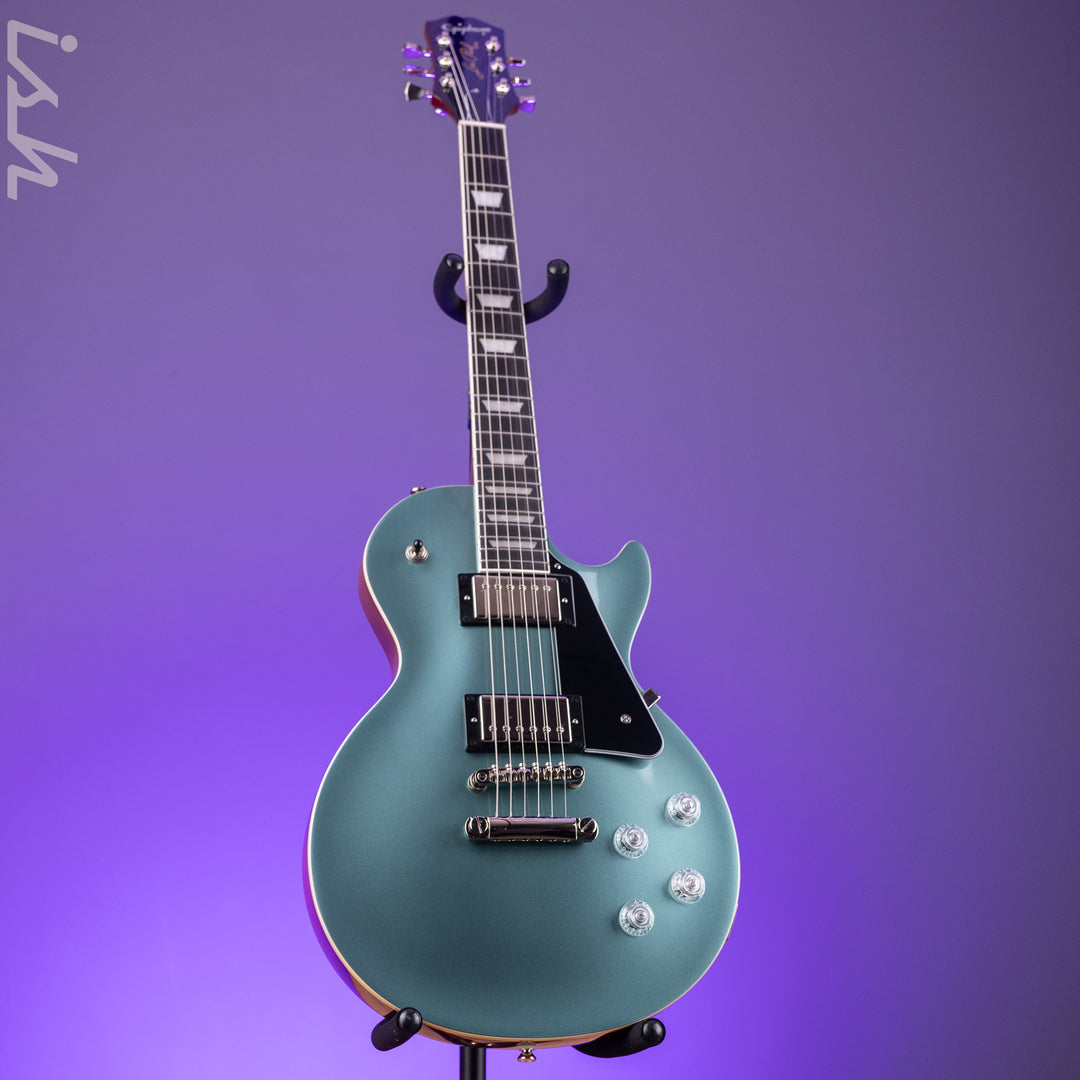 2021 Epiphone Les Paul Modern Electric Guitar Faded Pelham Blue