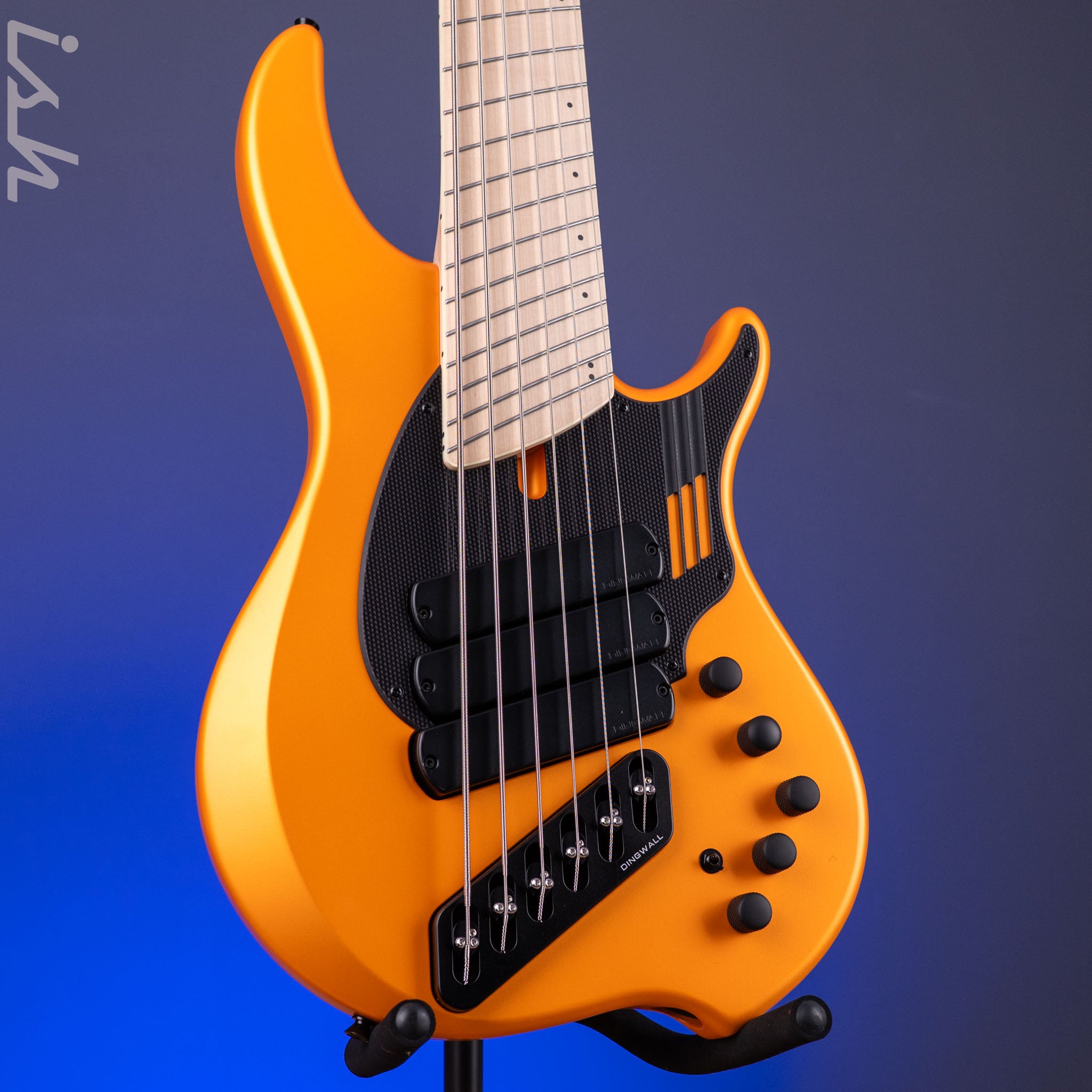 Dingwall NG-3 6-String Bass Lamborghini Orange Matte – Ish Guitars