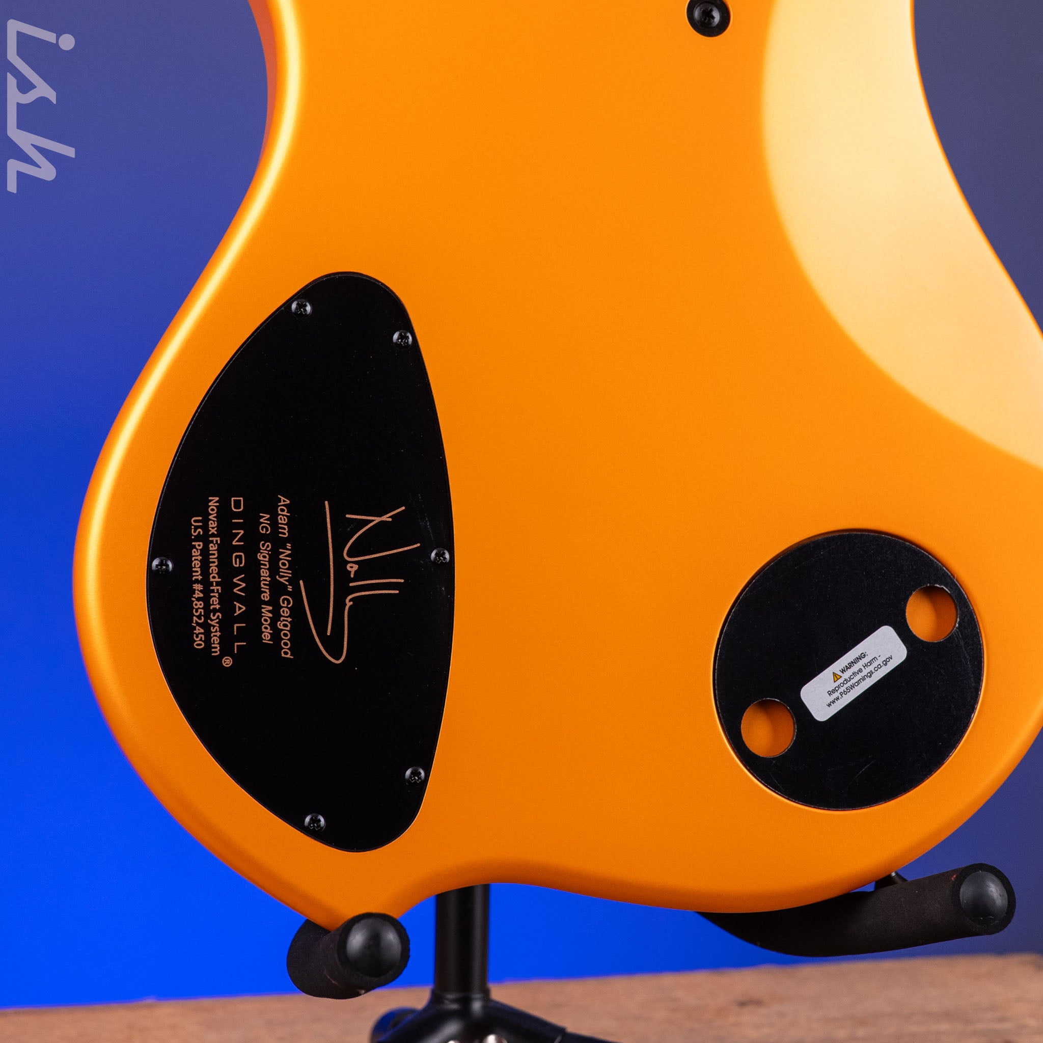 Dingwall NG-3 6-String Bass Lamborghini Orange Matte – Ish Guitars