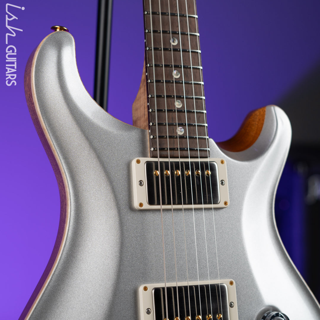 2021 PRS Wood Library DGT Figured Maple Neck Platinum Satin