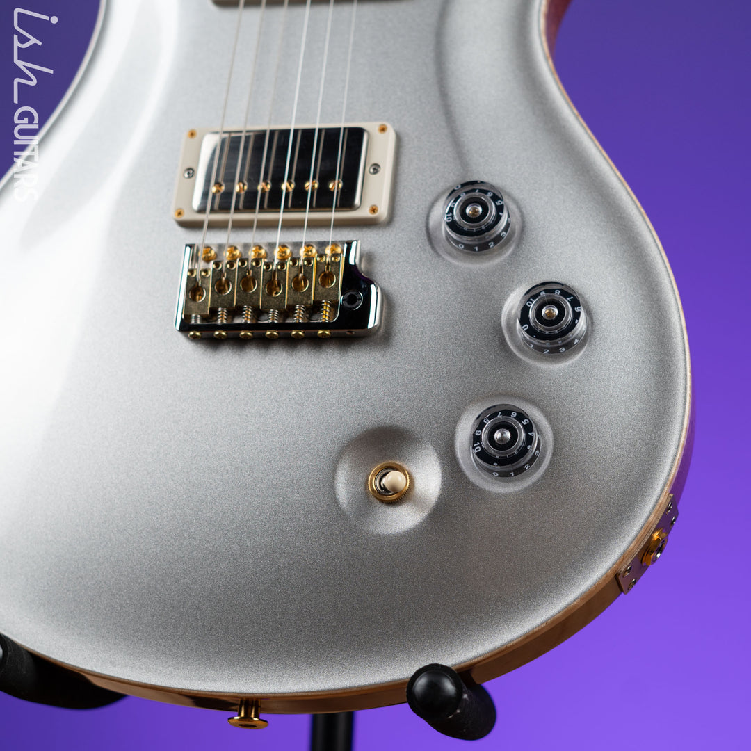 2021 PRS Wood Library DGT Figured Maple Neck Platinum Satin