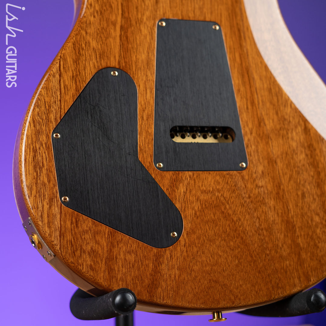 2021 PRS Wood Library DGT Figured Maple Neck Platinum Satin