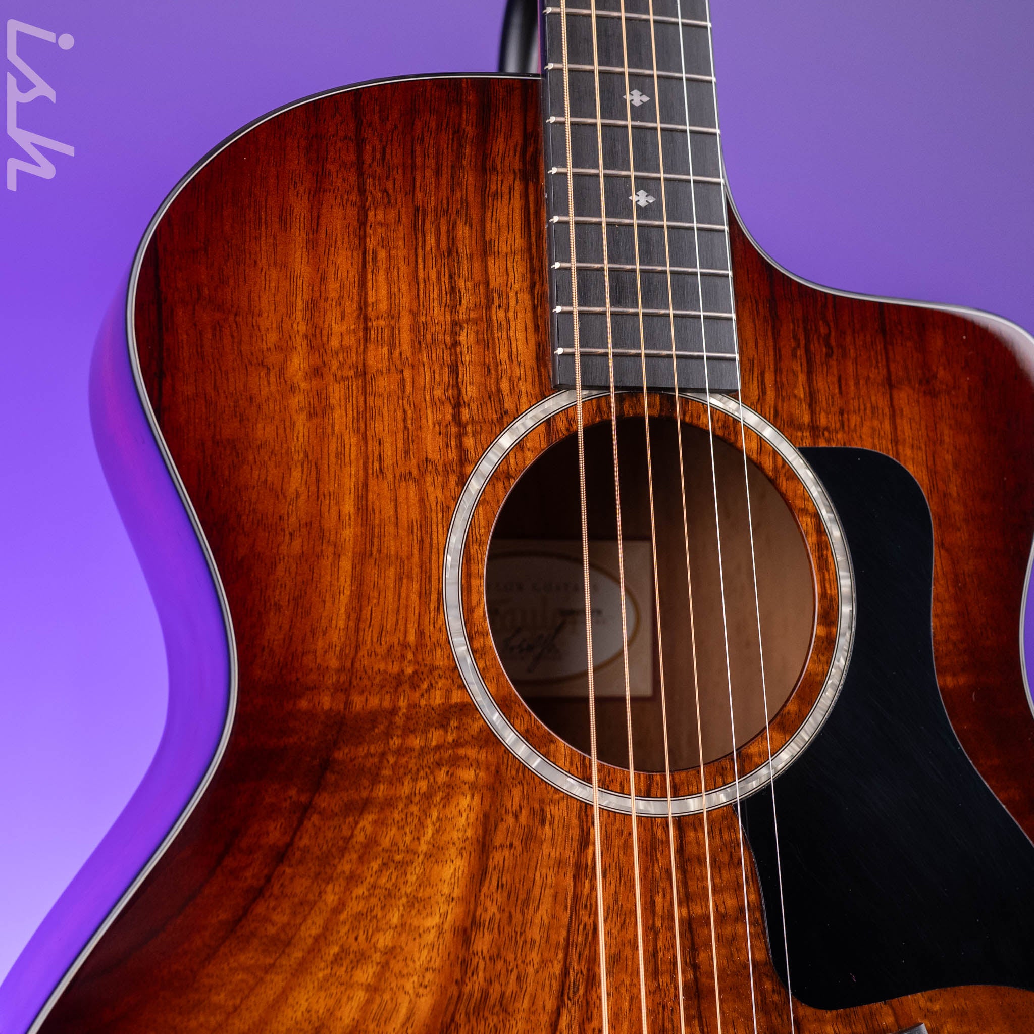 2018 Taylor 224ce-K DLX Koa Grand Auditorium Acoustic-Electric