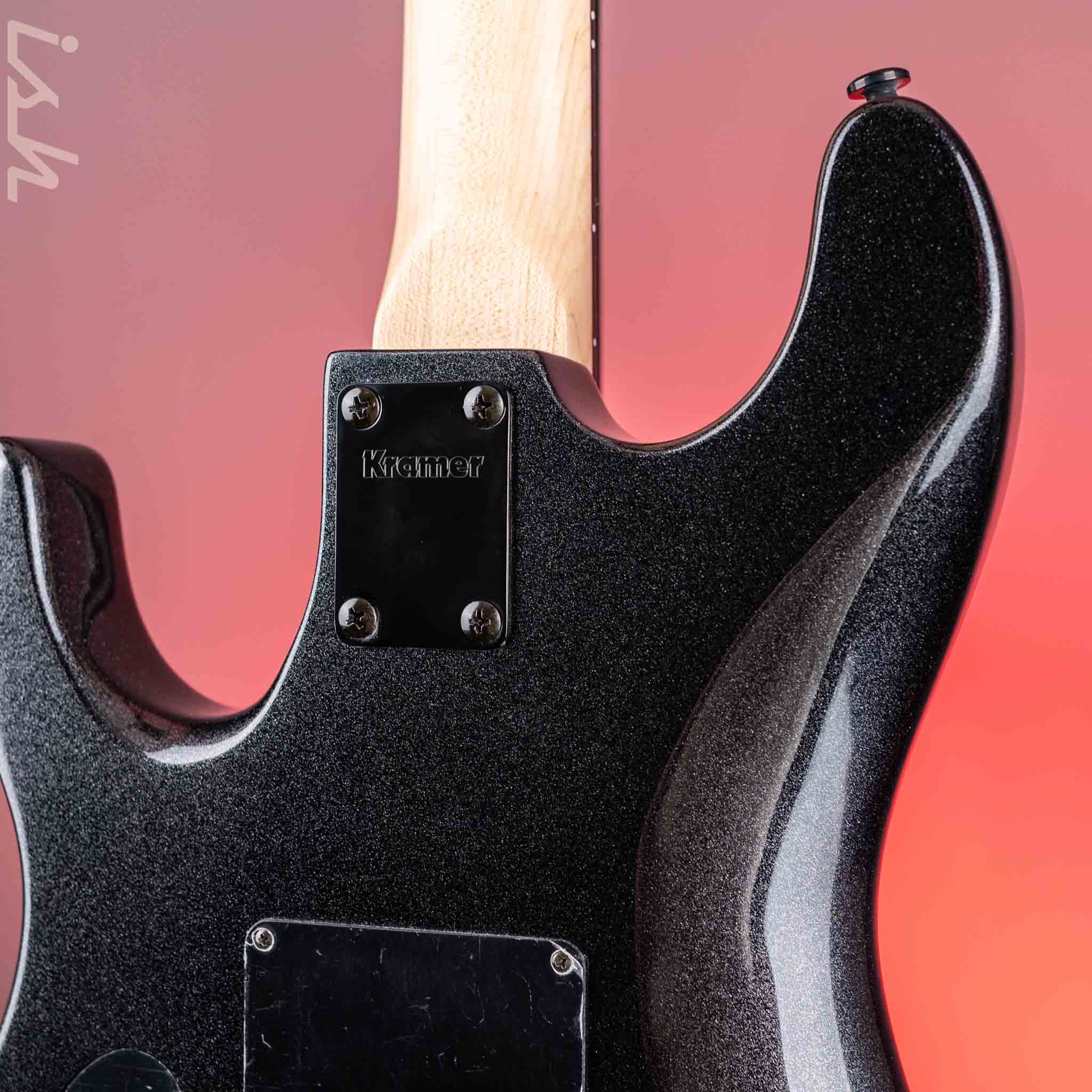 2021 Kramer Nightswan Jet Black Metallic – Ish Guitars