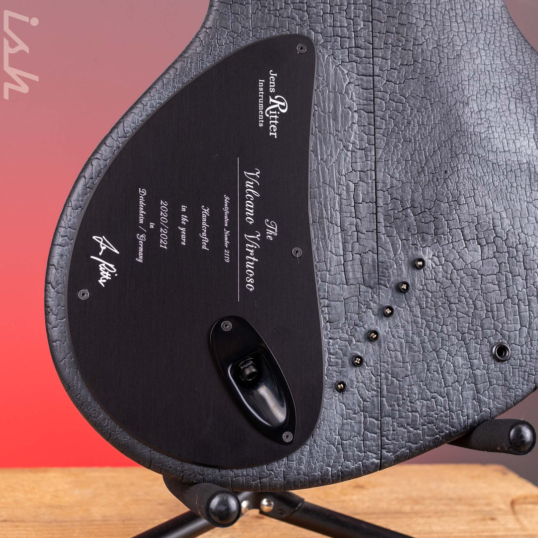 Ritter Porsch “The Volcano Virtuoso” Burnt Charcoal Guitar