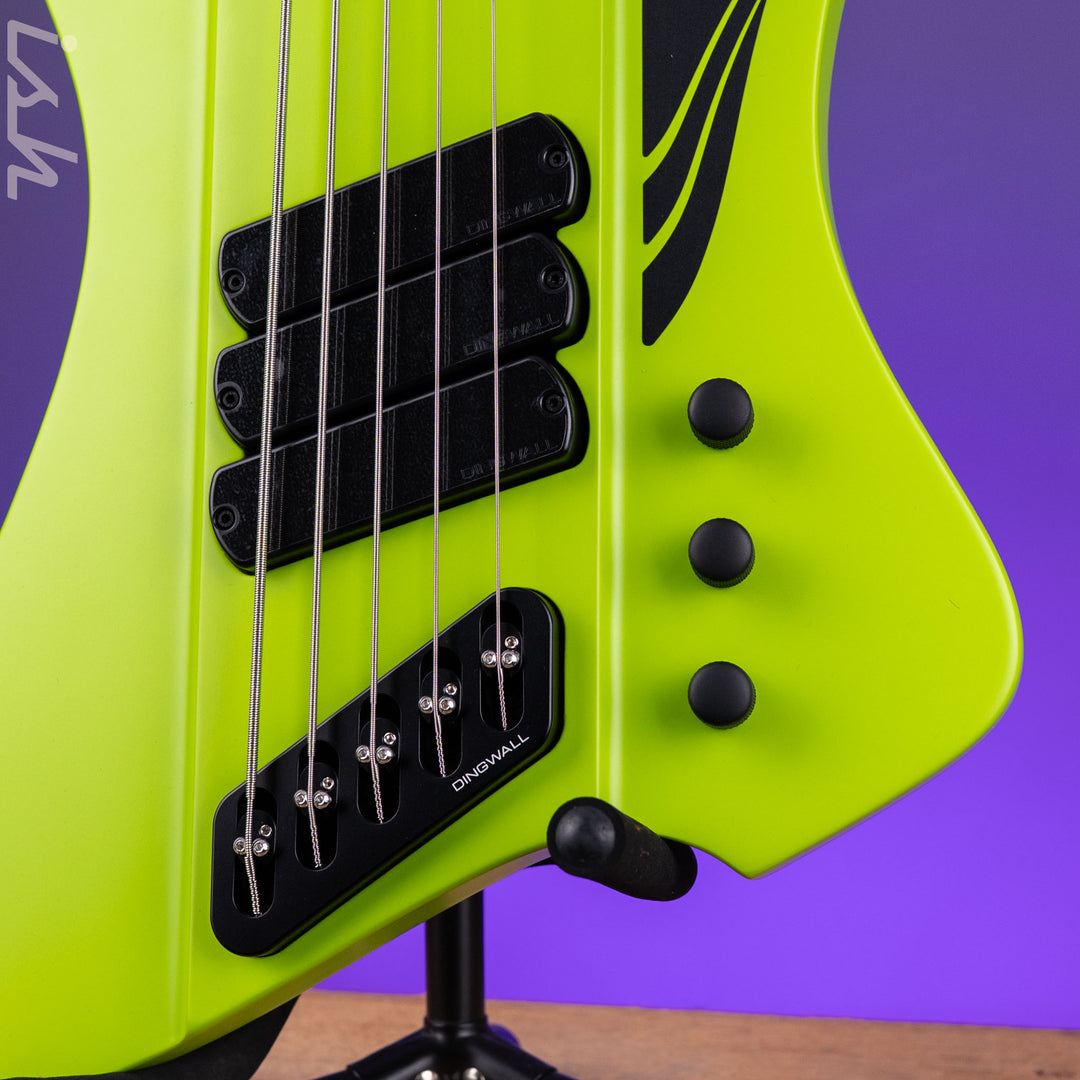 Dingwall D-Roc Standard 5-String Bass Matte Ferrari Green