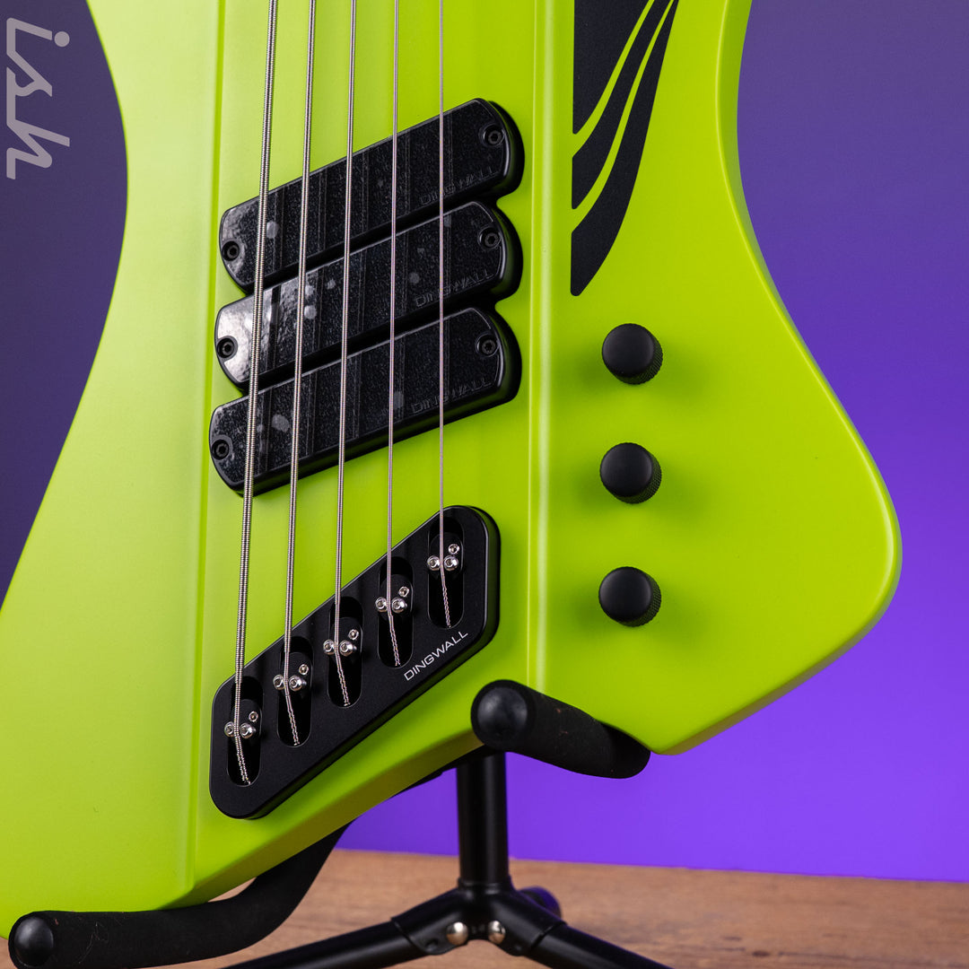 Dingwall D-Roc Standard 5-String Bass Matte Ferrari Green