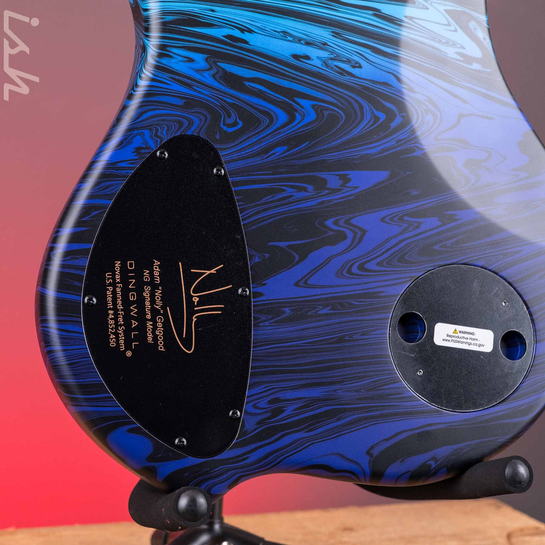 Dingwall NG3 5-String Blue to Purple Fade Swirl