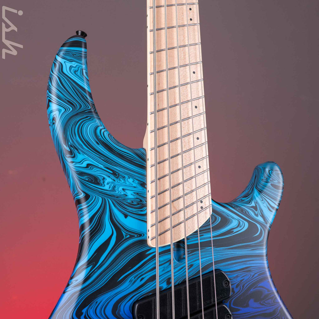 Dingwall NG3 5-String Blue to Purple Fade Swirl