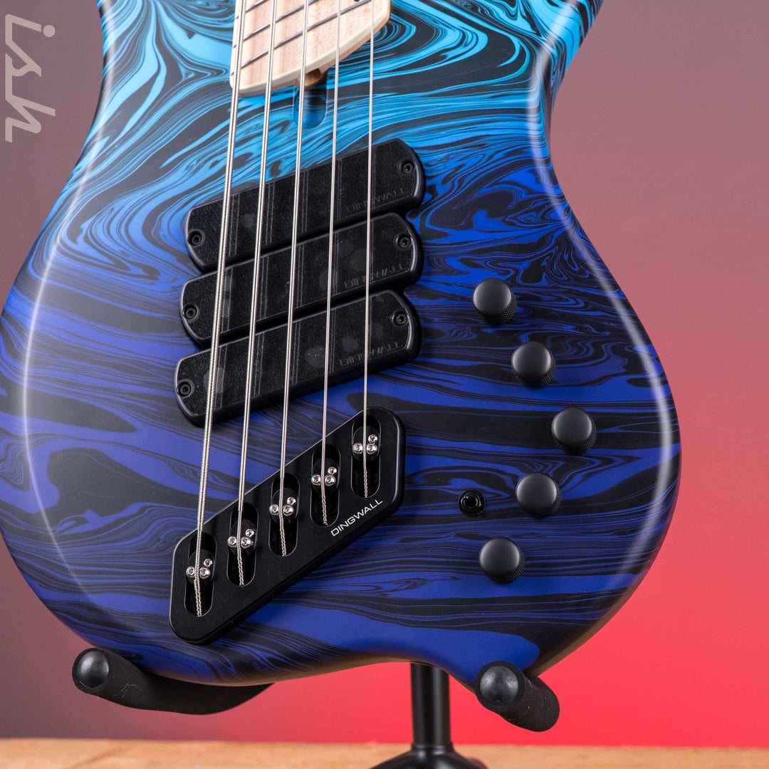 Dingwall NG3 5-String Blue to Purple Fade Swirl
