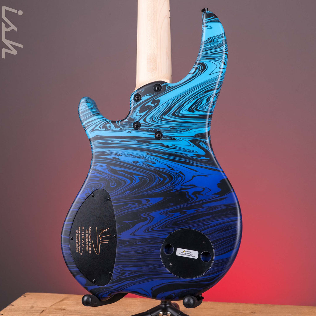 Dingwall NG3 5-String Blue to Purple Fade Swirl