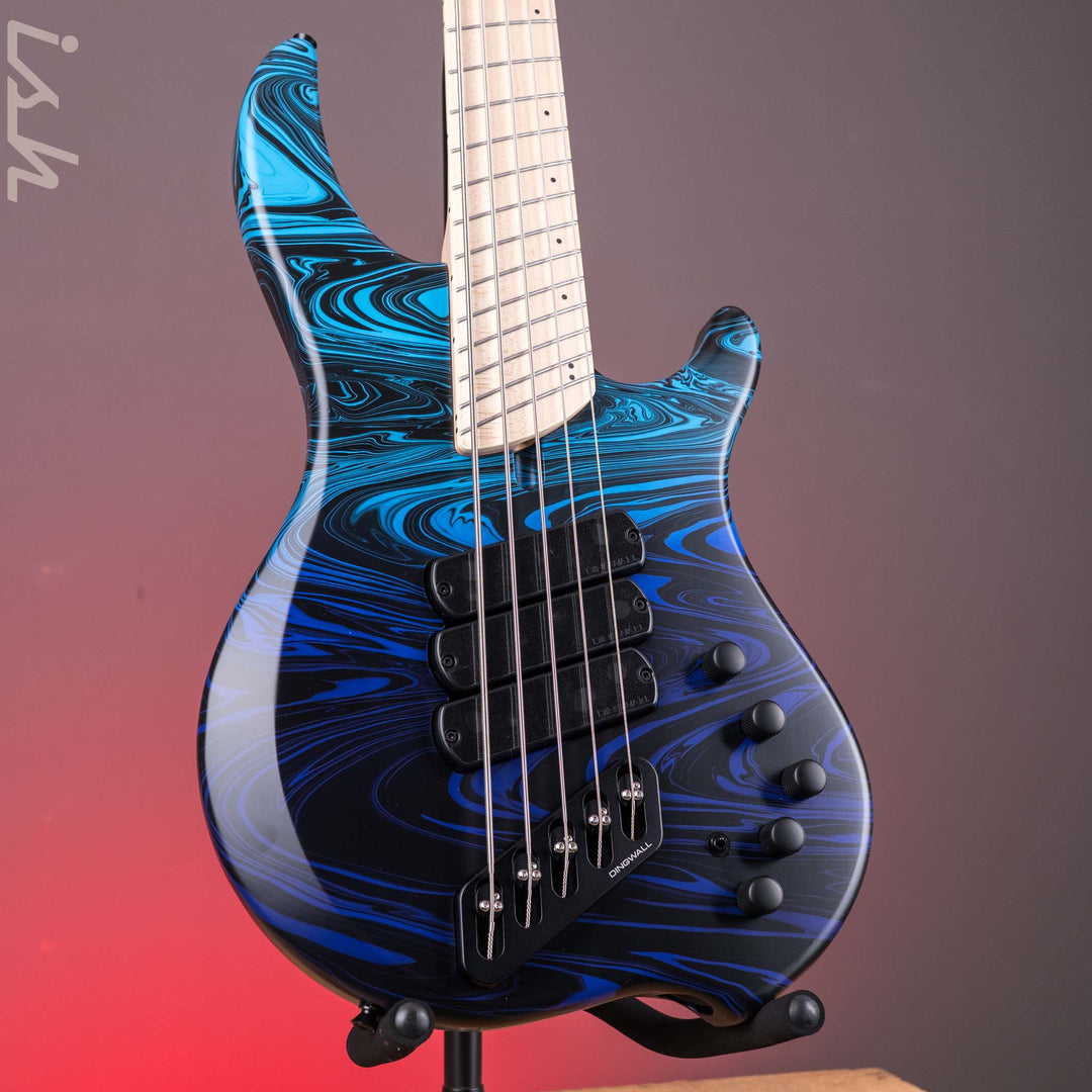 Dingwall NG3 5-String Blue to Purple Fade Swirl