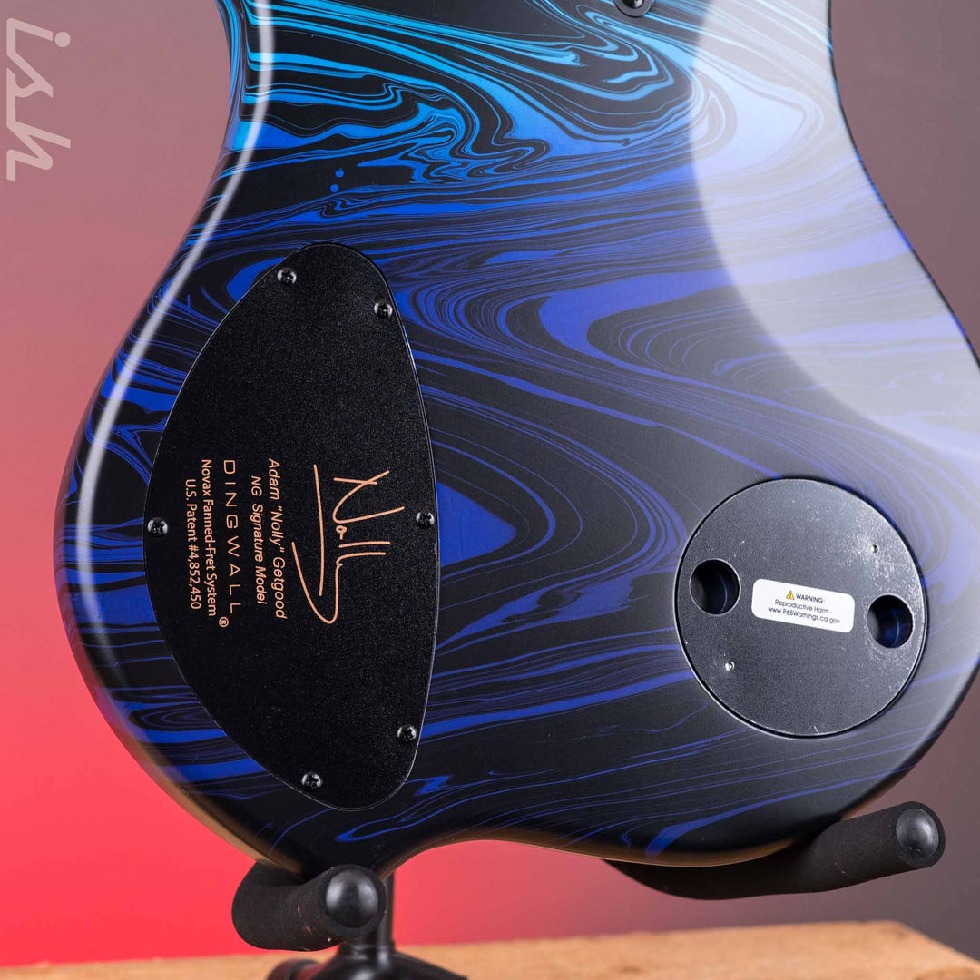Dingwall NG3 5-String Blue to Purple Fade Swirl
