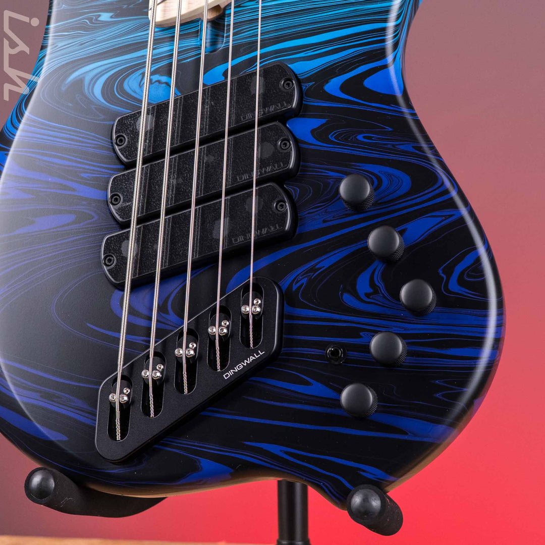 Dingwall NG3 5-String Blue to Purple Fade Swirl